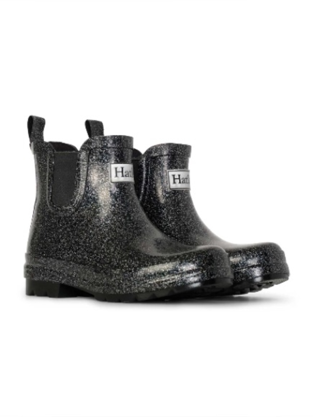 NWT Hatley Starry Night Glitter Ankle Gumboots Rain Booties